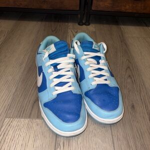 Nike Light Blue and White Athletic Shoes